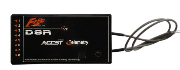 FrSky D8R V2 2.4Ghz 8CH Receiver with Telemetery - Πατήστε στην εικόνα για να κλείσει